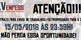 Prazo prorrogado para inscrição de trabalhos no ENPESS