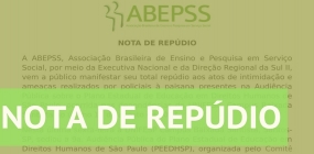 ABEPSS repudia atos de intimidação e ameaças realizados por policiais em audiência pública em SP