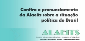 Confira o pronunciamento da Alaeits sobre a situação política do Brasil