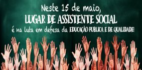 15 de maio: Dia de Luta e de Resistência!