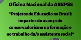 Oficina Nacional da ABEPSS 2019 será entre os dias 12 e 14 de dezembro