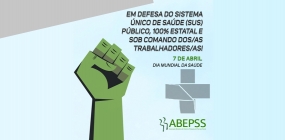 Em defesa do SUS público, 100% estatal e sob comando dos/as trabalhadores/as