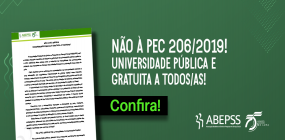 Nota de repúdio à PEC 206/2019