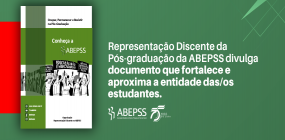 Representação Discente da Pós-graduação da Abepss divulga documento direcionado às/aos estudantes