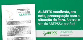 ALAEITS manifesta, em nota, preocupação com a situação do Peru