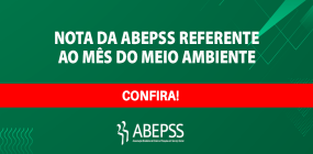 Nota da ABEPSS referente ao Mês do meio ambiente